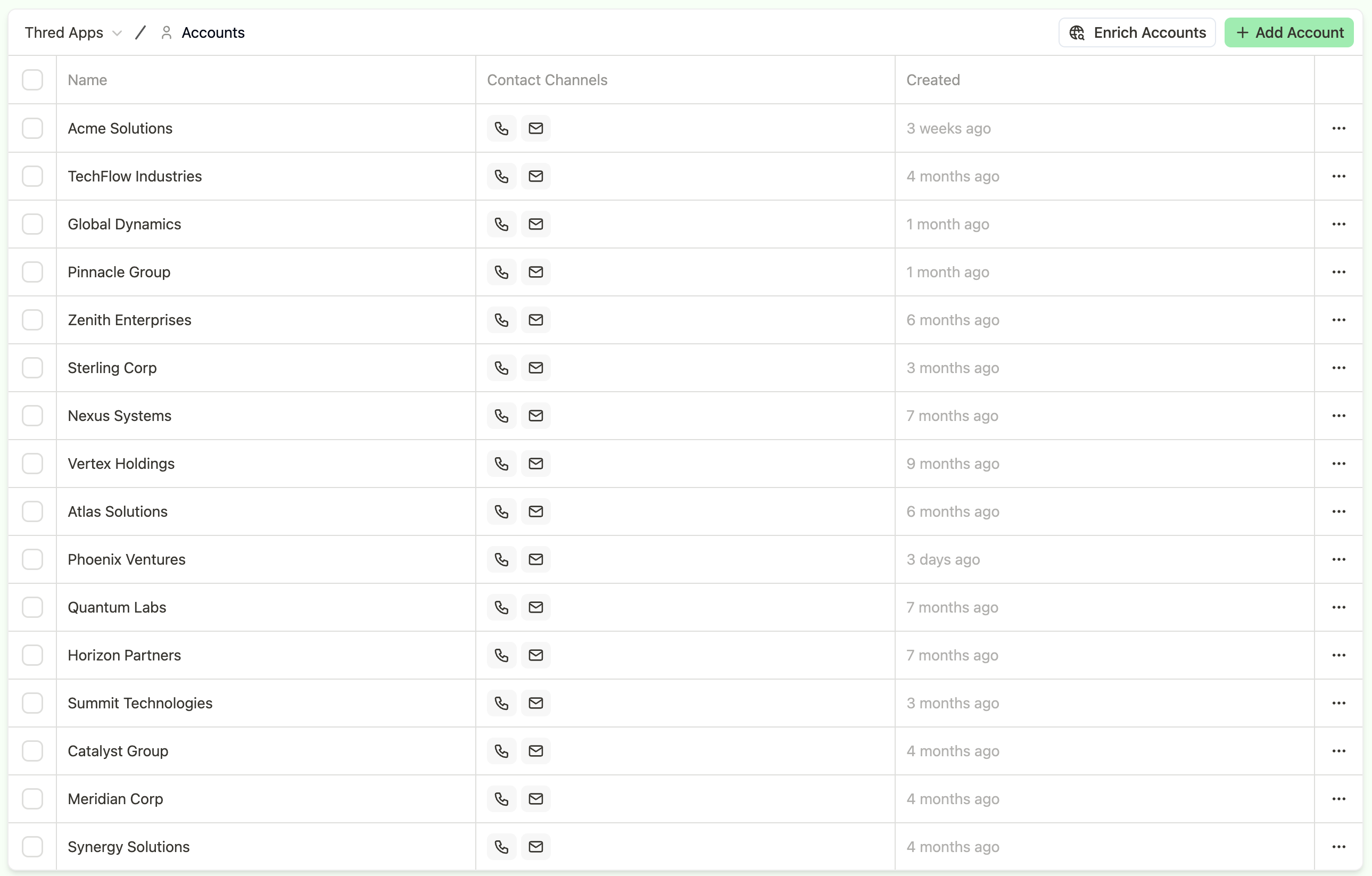 Intelligent account enrichment
